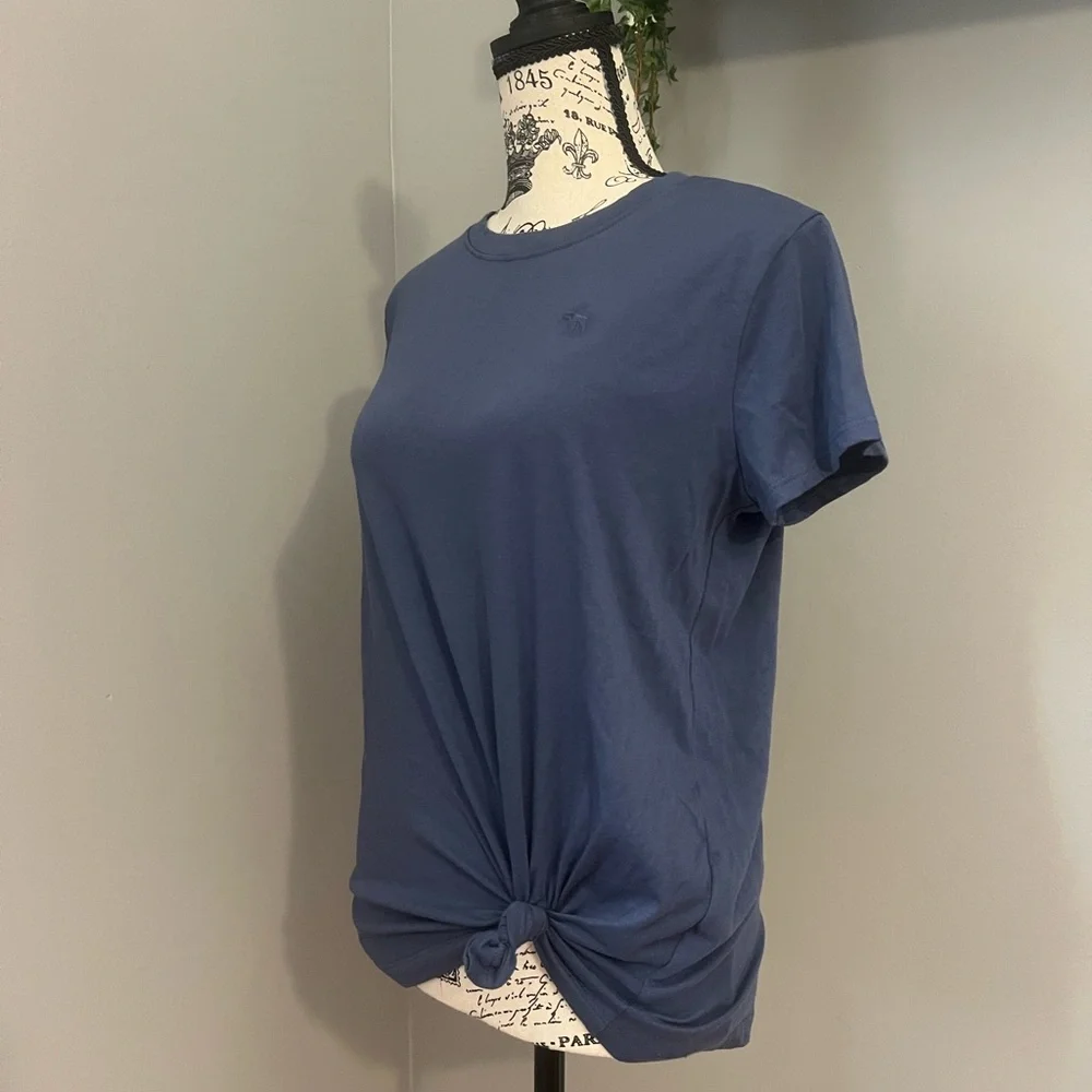 NWOT - Abercrombie Kids Girls Navy Tie-Front Top